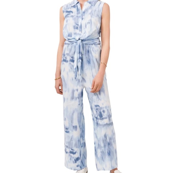 Vince camuto light blue sleeveless jumpsuit - Picture 2 of 2